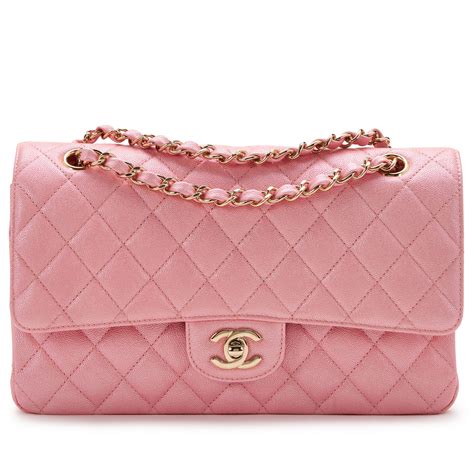 chanel pink ponce caviar classic flap|Chanel Caviar Quilted Medium Double Flap Pink .